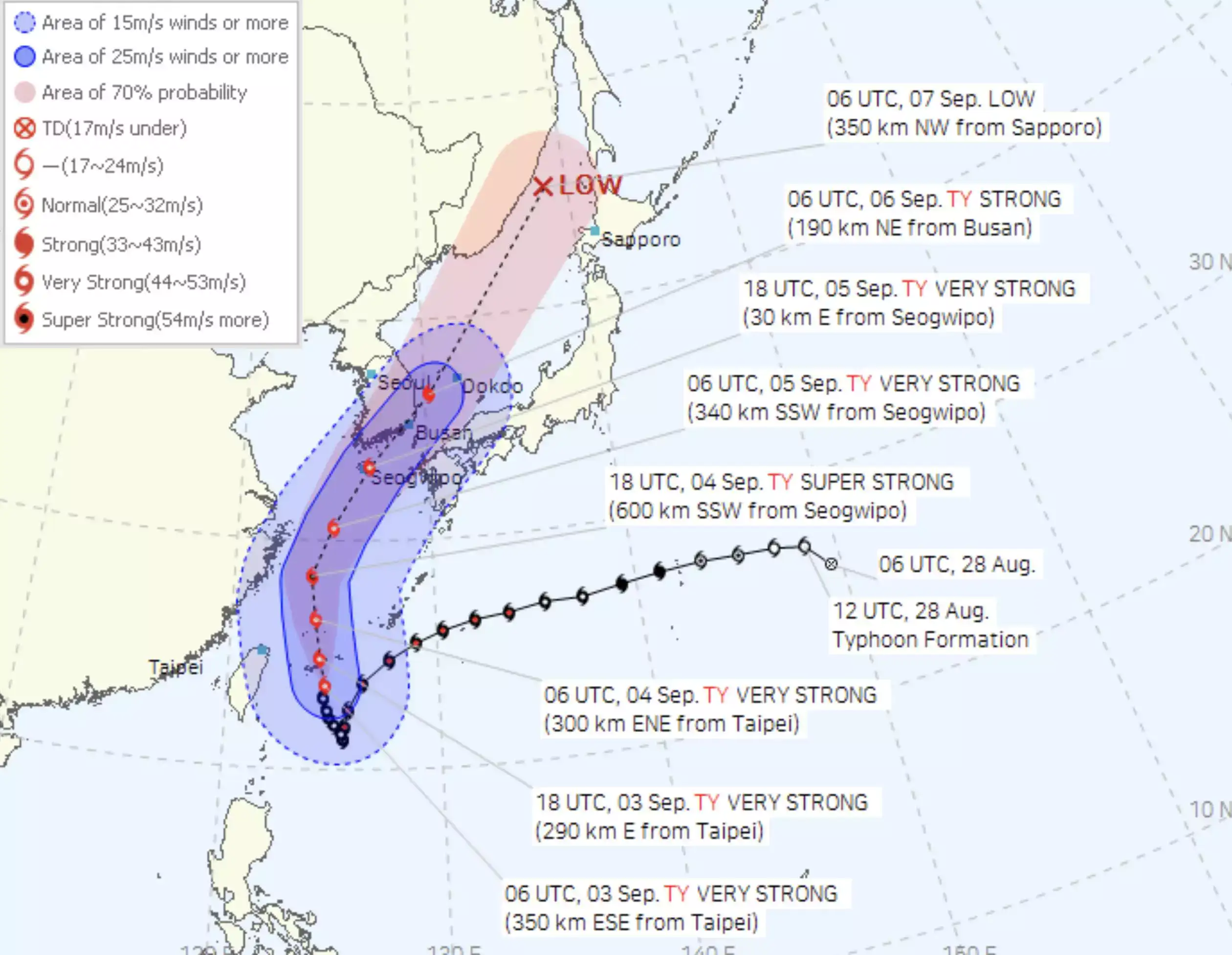 Der Typhoon und das Leben der Studenten